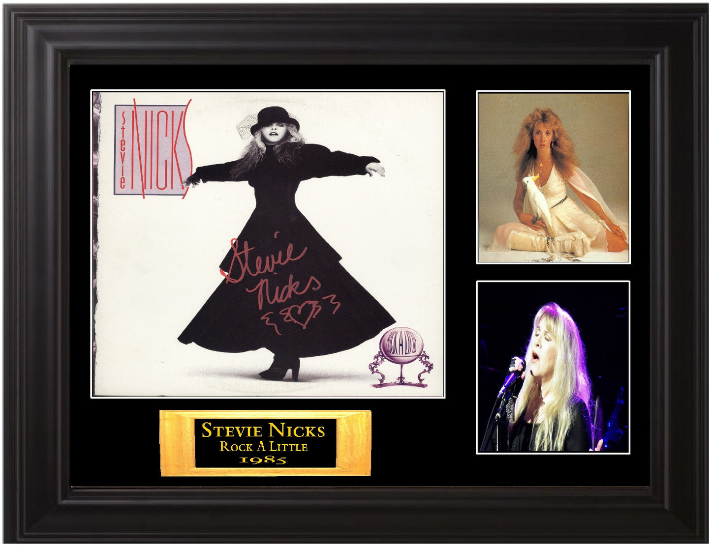 Stevie Nicks Signed Rock A Little Album - Zion Graphic Collectibles