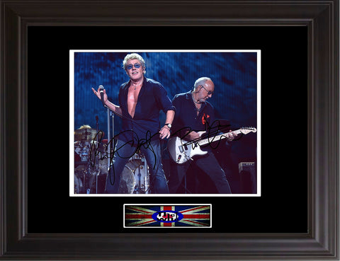 The Who Autographed Photo | Professionally Framed - Zion Graphic Collectibles
