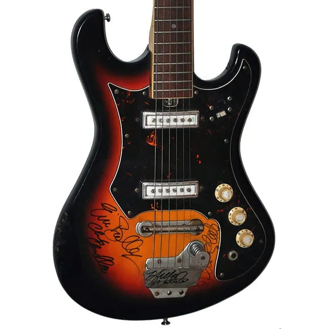 The Animals Band Signed Guitar