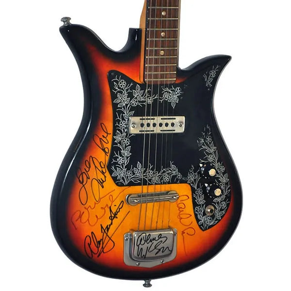 The Beach Boys Band Signed Vintage Guitar