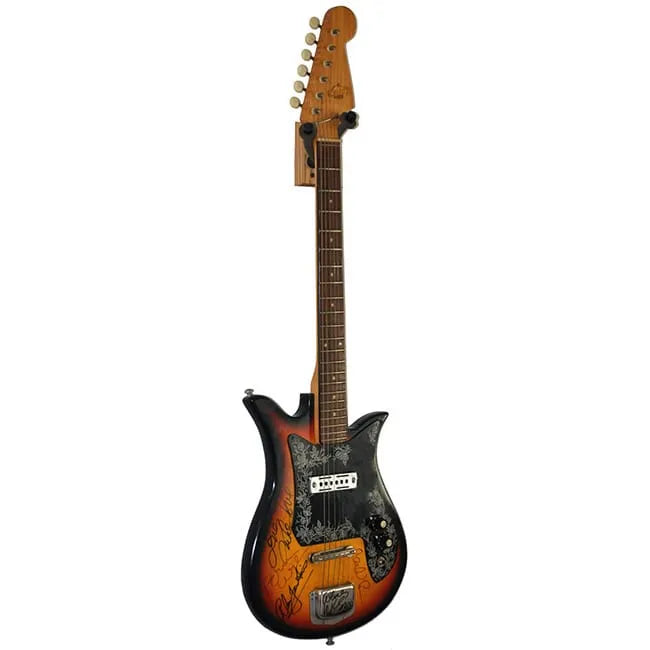 The Beach Boys Band Signed Vintage Guitar