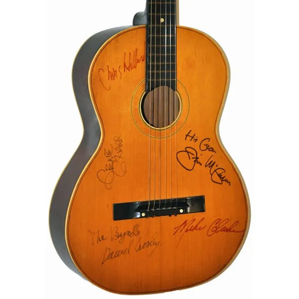 The Byrds Band Signed Vintage Acoustic Guitar