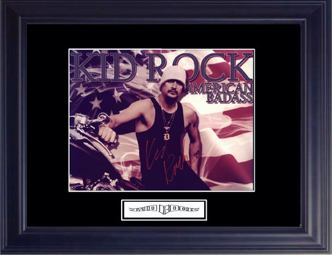 Kid Rock Autographed Photo | Professionally Framed - Zion Graphic Collectibles