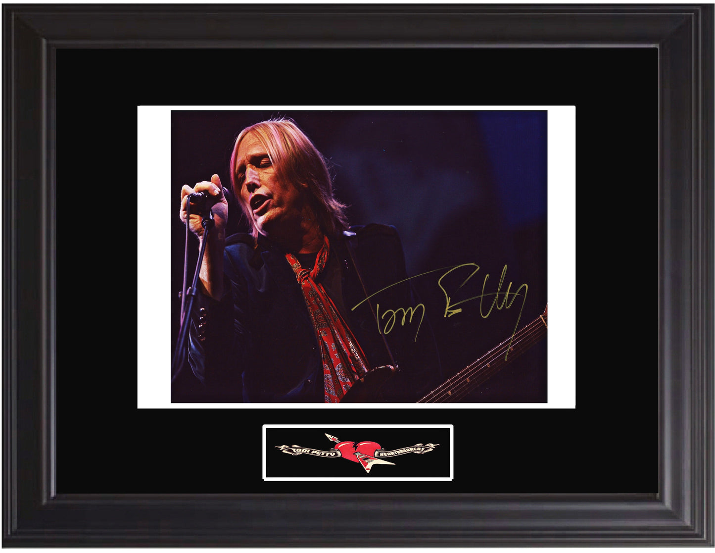 Tom Petty Autographed Photo | Professionally Framed - Zion Graphic Collectibles