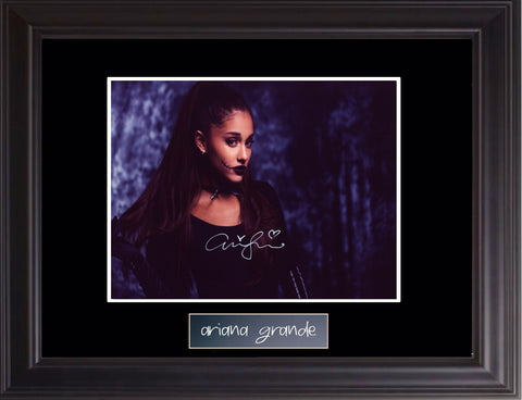 Ariana Grande Autographed Photo | Professionally Framed - Zion Graphic Collectibles