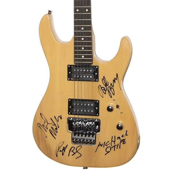 R.E.M. Band Signed  Guitar