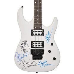 Blue Oyster Cult Band Signed Guitar loading=