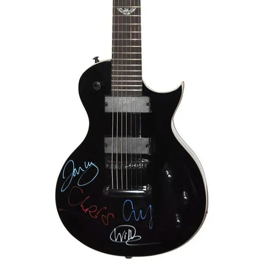 Coldplay Autographed Custom Guitar