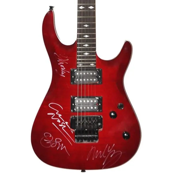 Crosby Stills Nash & Young Autographed Guitar
