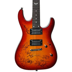 Molly Hatchet Band Signed Guitar loading=