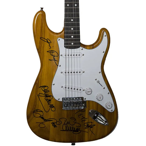 The Kinks Band Signed Guitar