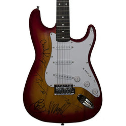 Nickelback Band Signed Guitar loading=