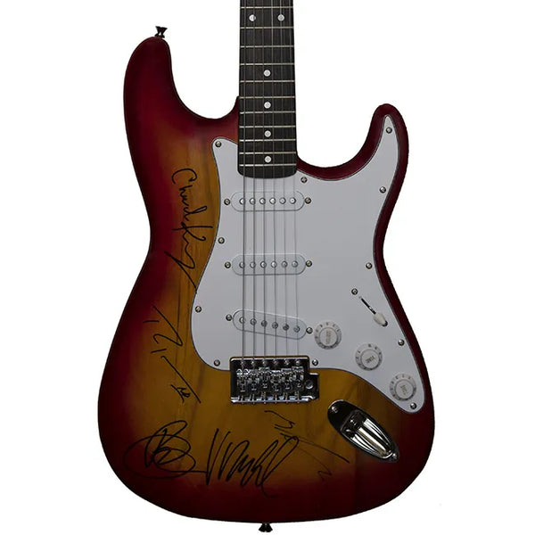 Nickelback Band Signed Guitar