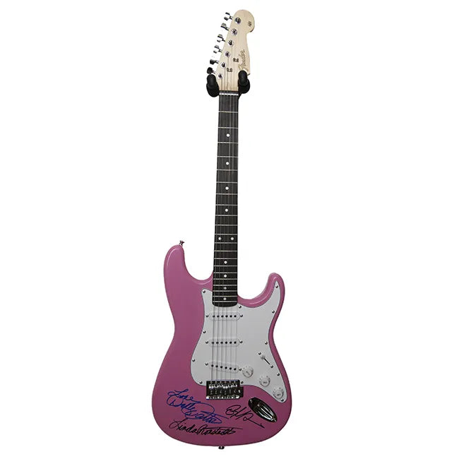 Dolly Parton Linda Ronstadt EmmyLou Harris signed Guitar