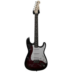 Pure Prairie League Band Signed Guitar loading=