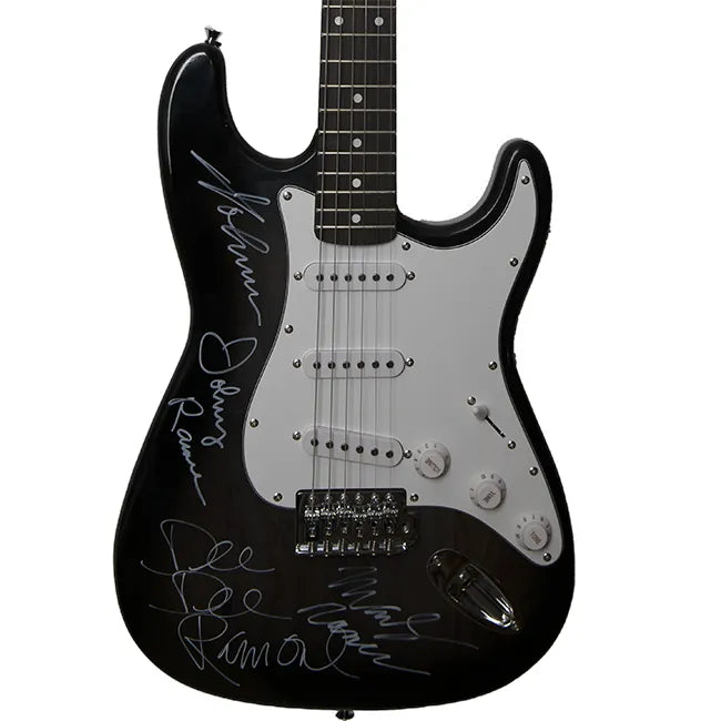 The Ramones Band Signed Guitar
