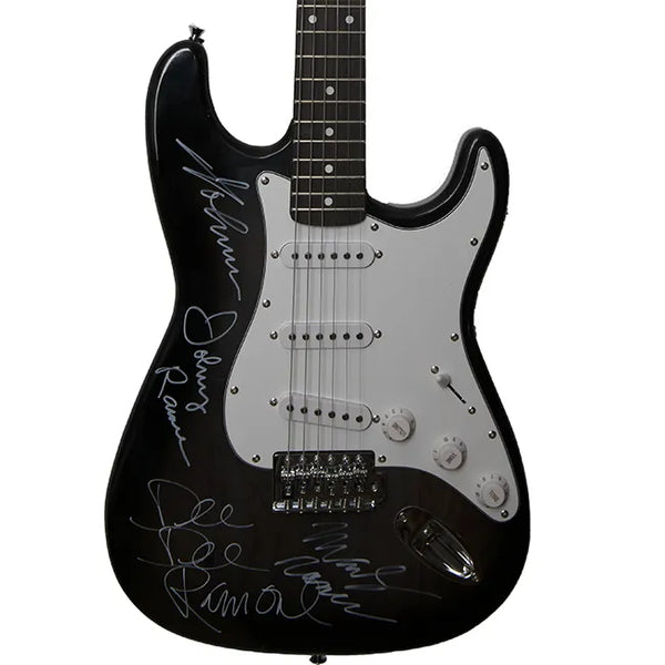 The Ramones Band Signed Guitar