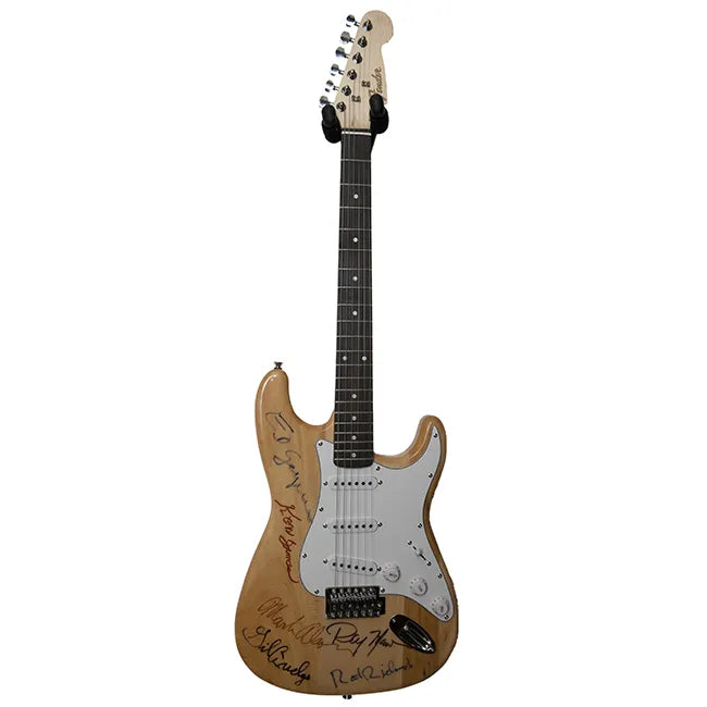 Rare Earth Band Signed  Guitar