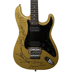 Aerosmith Signed Guitar Full Band Autographed Memorabilia loading=