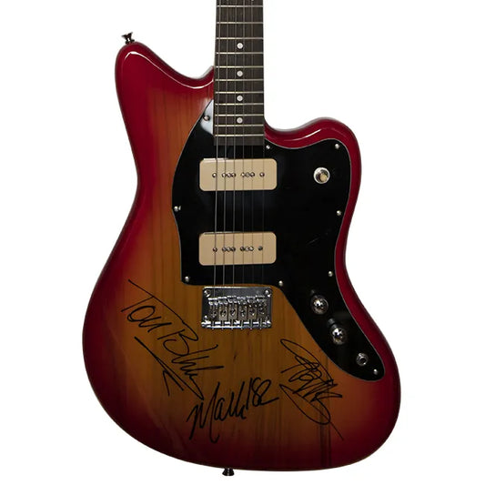 Blink 182 Band Signed Guitar
