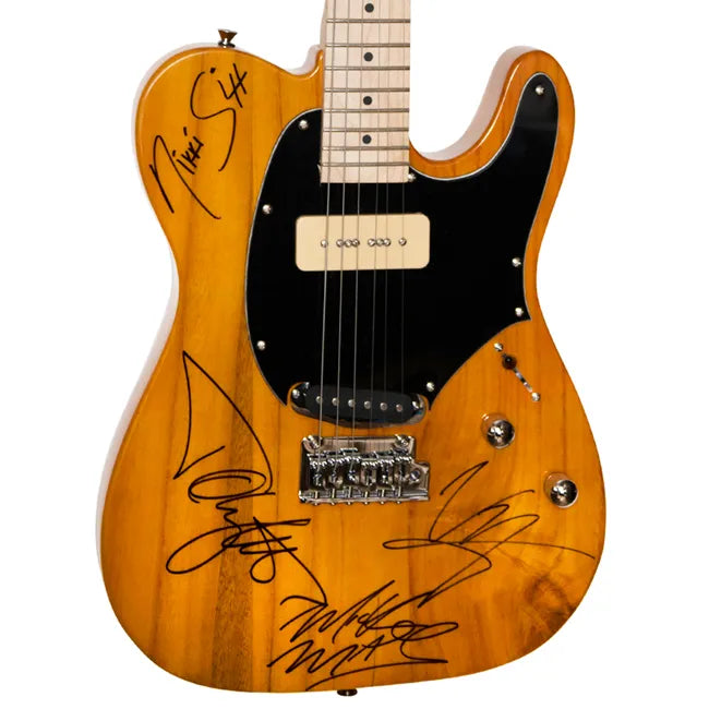 Motley Crue "Theatre Of Pain" Autographed Guitar