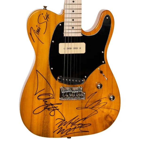 Motley Crue "Theatre Of Pain" Autographed Guitar