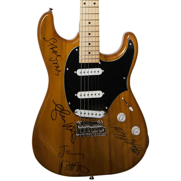 The Sex Pistols Band Signed Guitar