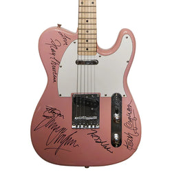 Fabulous Thunderbirds Band Signed Guitar loading=