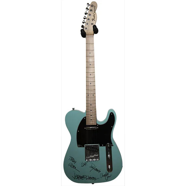 Nine Inch Nails Band Signed Guitar