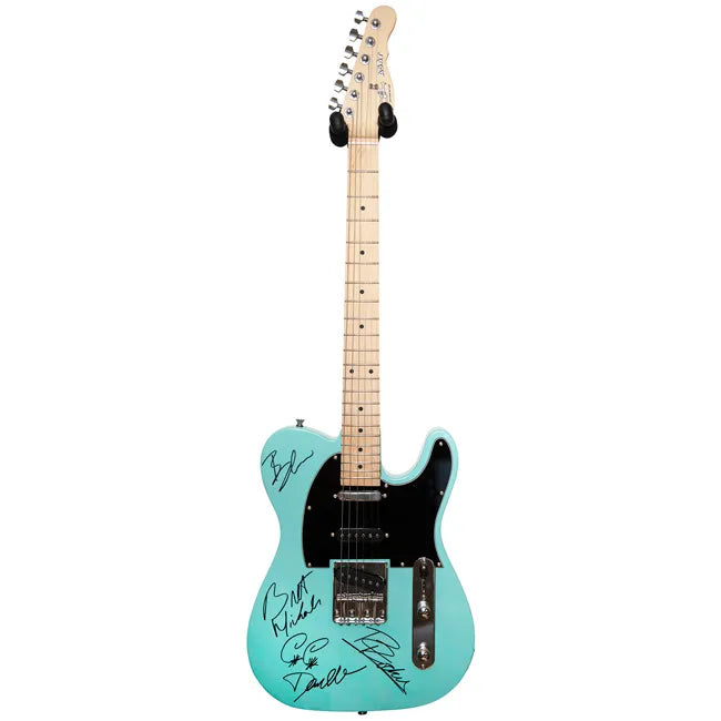 Poison Band Signed Guitar