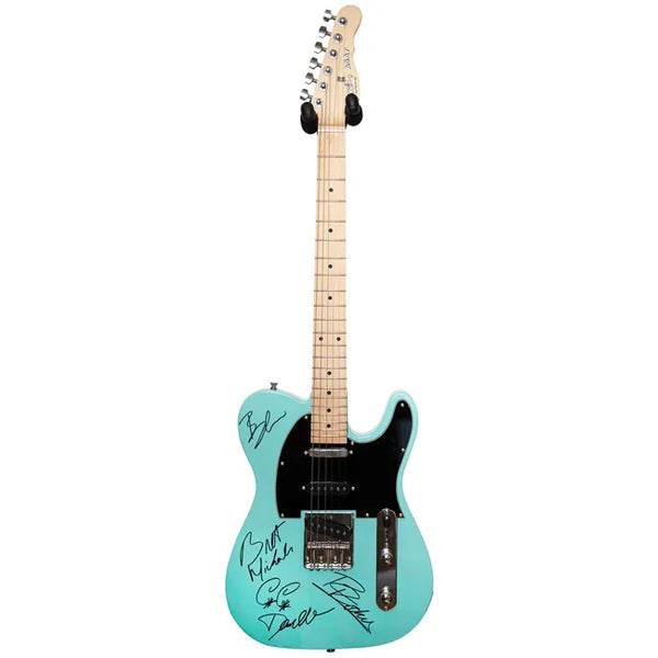 Poison Band Signed Guitar