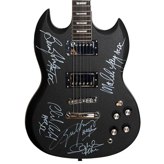 AC/DC Band Signed Guitar