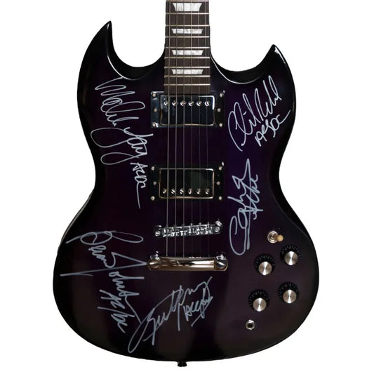AC/DC Band Signed Guitar