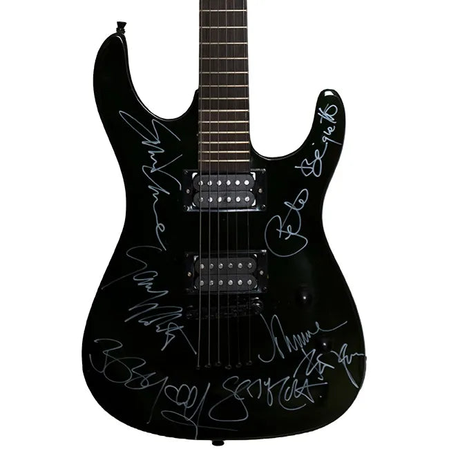 Boomtown Rats Band Signed Guitar