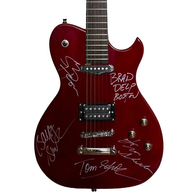 Boston Band Signed Guitar