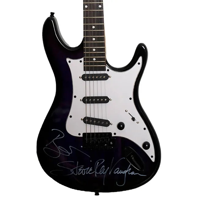 David Bowie/Stevie Ray Vaughan Signed Guitar