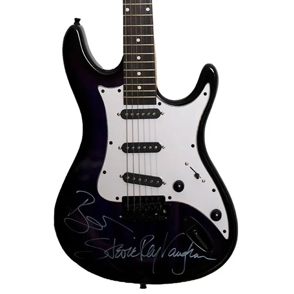 David Bowie/Stevie Ray Vaughan Signed Guitar