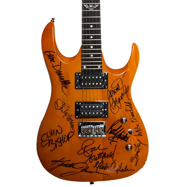 Butterfield Blues Band Signed Guitar