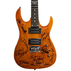 Butterfield Blues Band Signed Guitar loading=