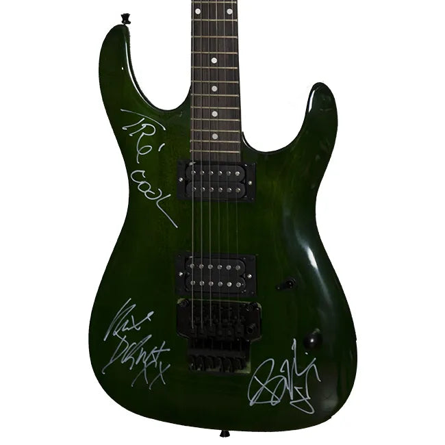 Green Day Autographed Guitar