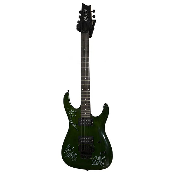 Green Day Autographed Guitar