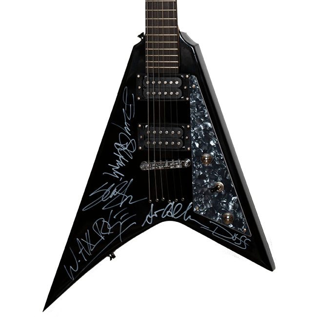 Guns N' Roses Signed Guitar Autographed Full Band COA