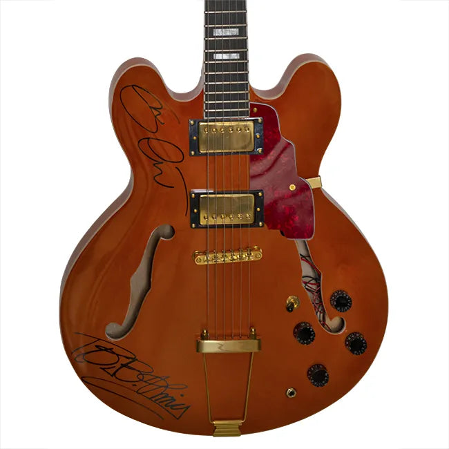 Eric Clapton & B.B. King Signed Schecter Guitar
