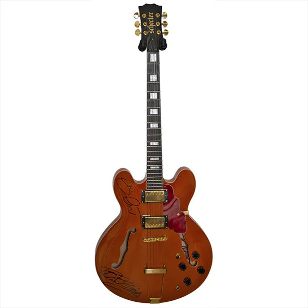 Eric Clapton & B.B. King Signed Schecter Guitar