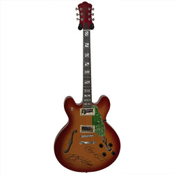 Eric Clapton & B.B. King Signed Schecter Guitar loading=