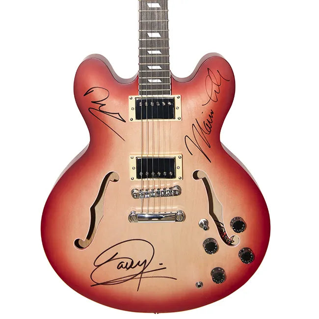 Bee Gees Band Signed Guitar