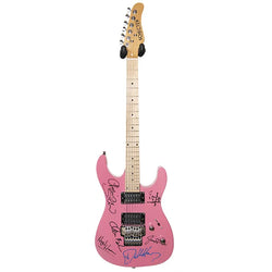 Blondie Band Signed Guitar loading=
