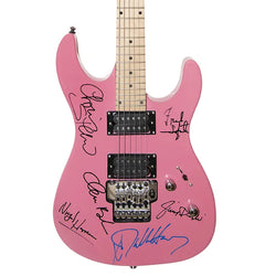 Blondie Band Signed Guitar loading=