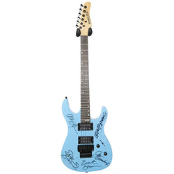 Blue Oyster Cult Band Signed Guitar loading=