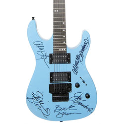 Blue Oyster Cult Band Signed Guitar loading=